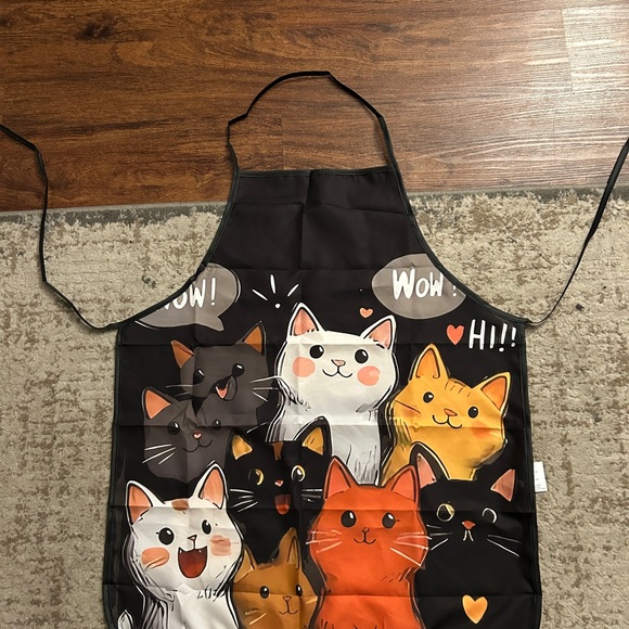 Cute Multicat Black Cat Apron - Picture 2 of 4